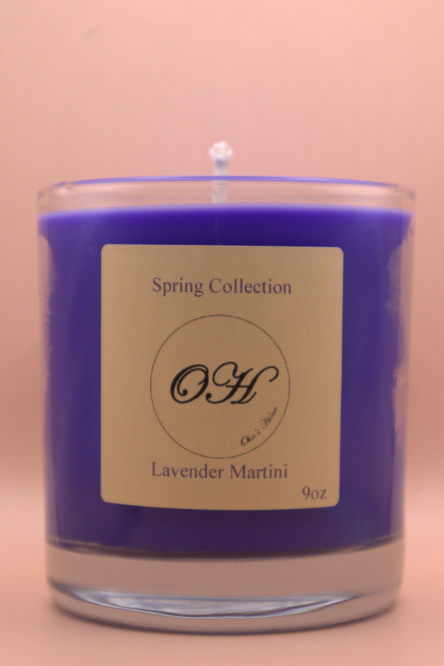 Lavender Martini Single Wick Candle