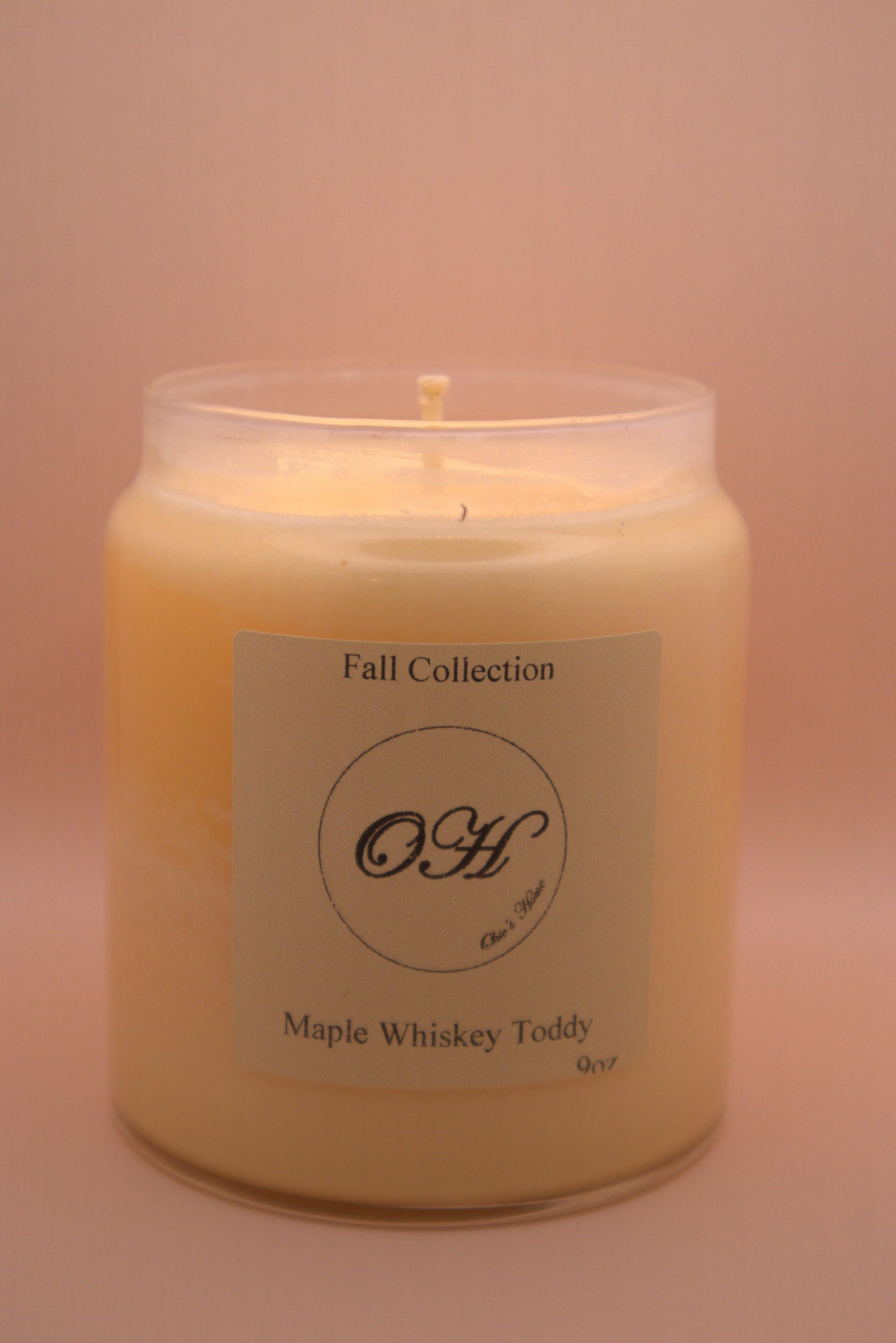 Maple Whiskey Toddy Single Wick Candle