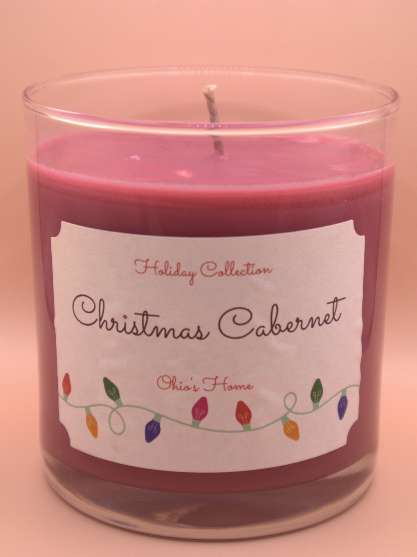 Christmas Cabernet Single Wick Candle