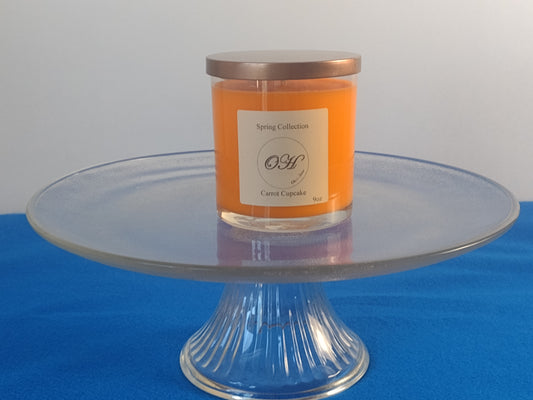 Carrot Cupcake Single Wick Candle