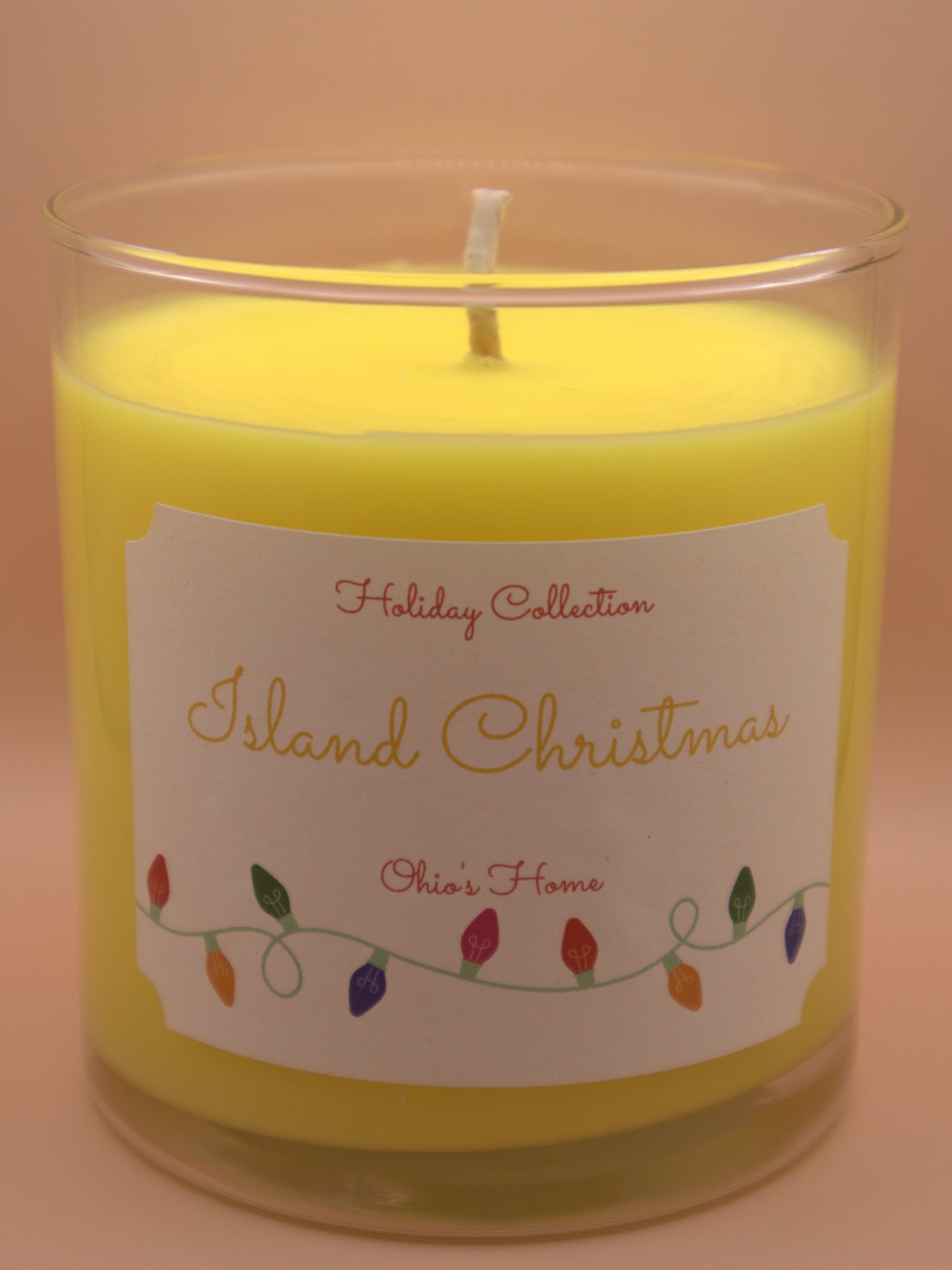 Island Christmas Single Wick Candle