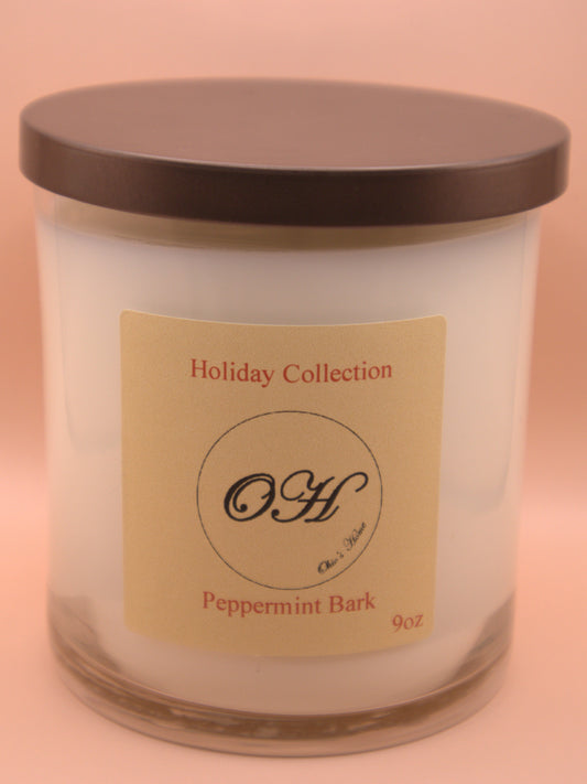 Peppermint Bark Single Wick Candle