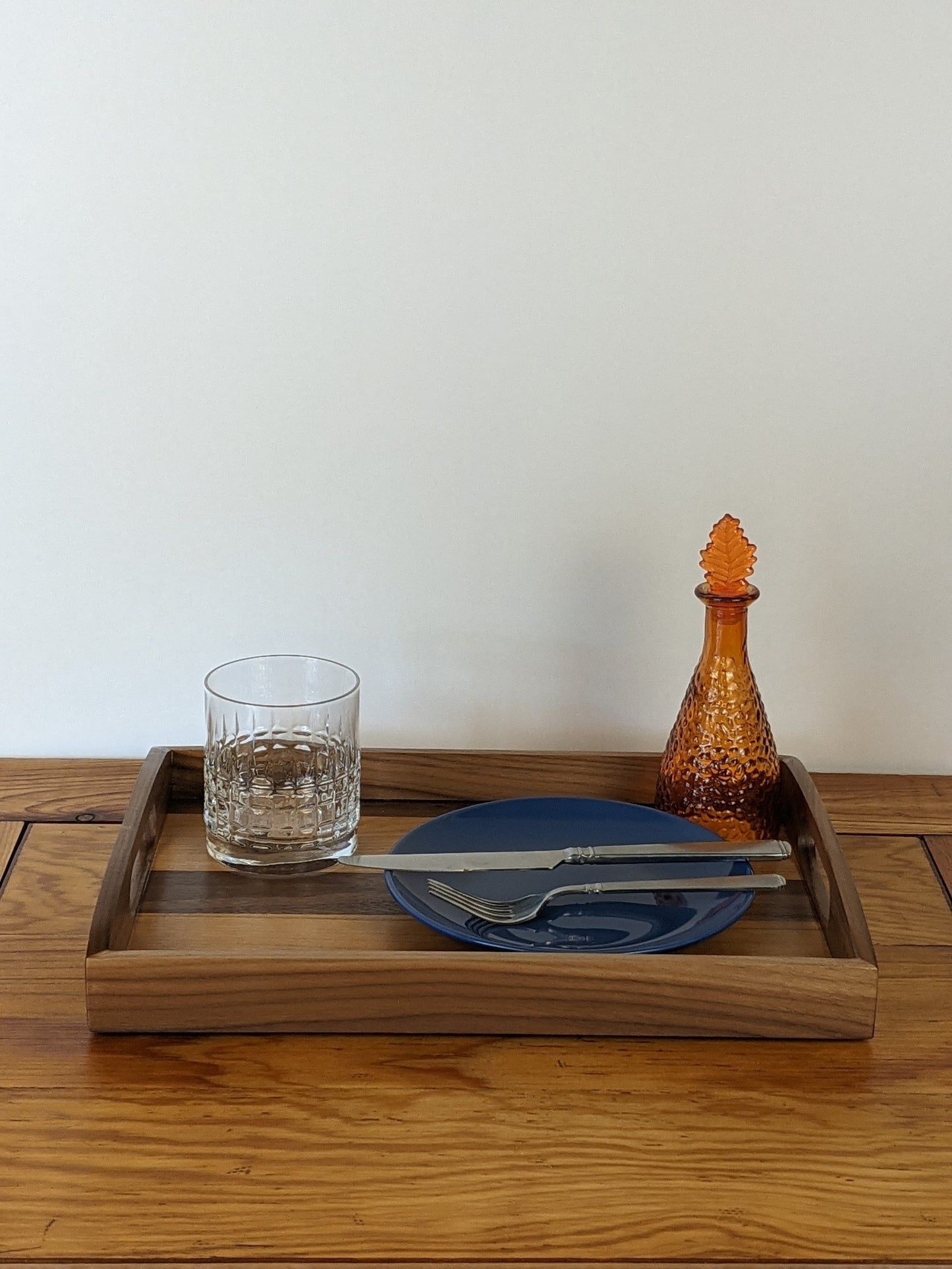 Walnut and Cherry Serving Tray