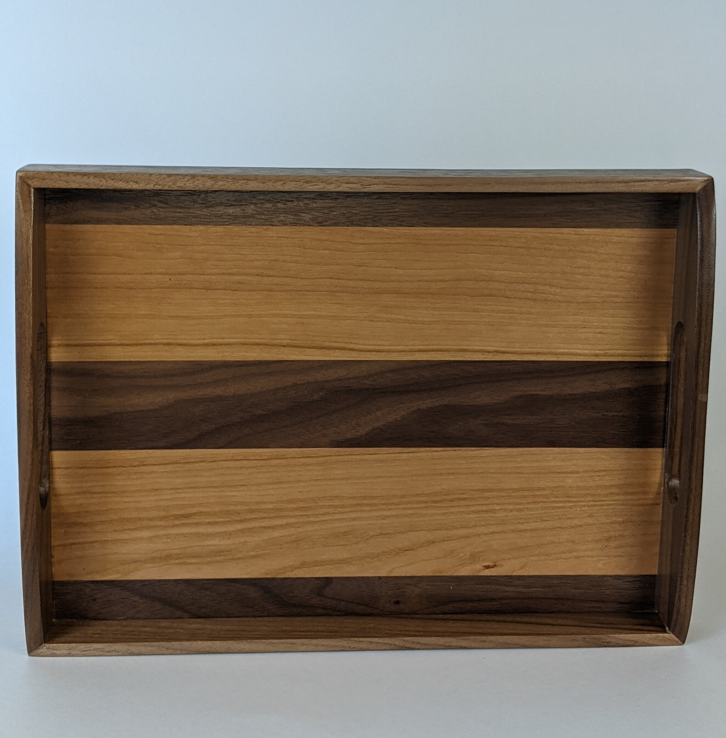 Walnut and Cherry Serving Tray